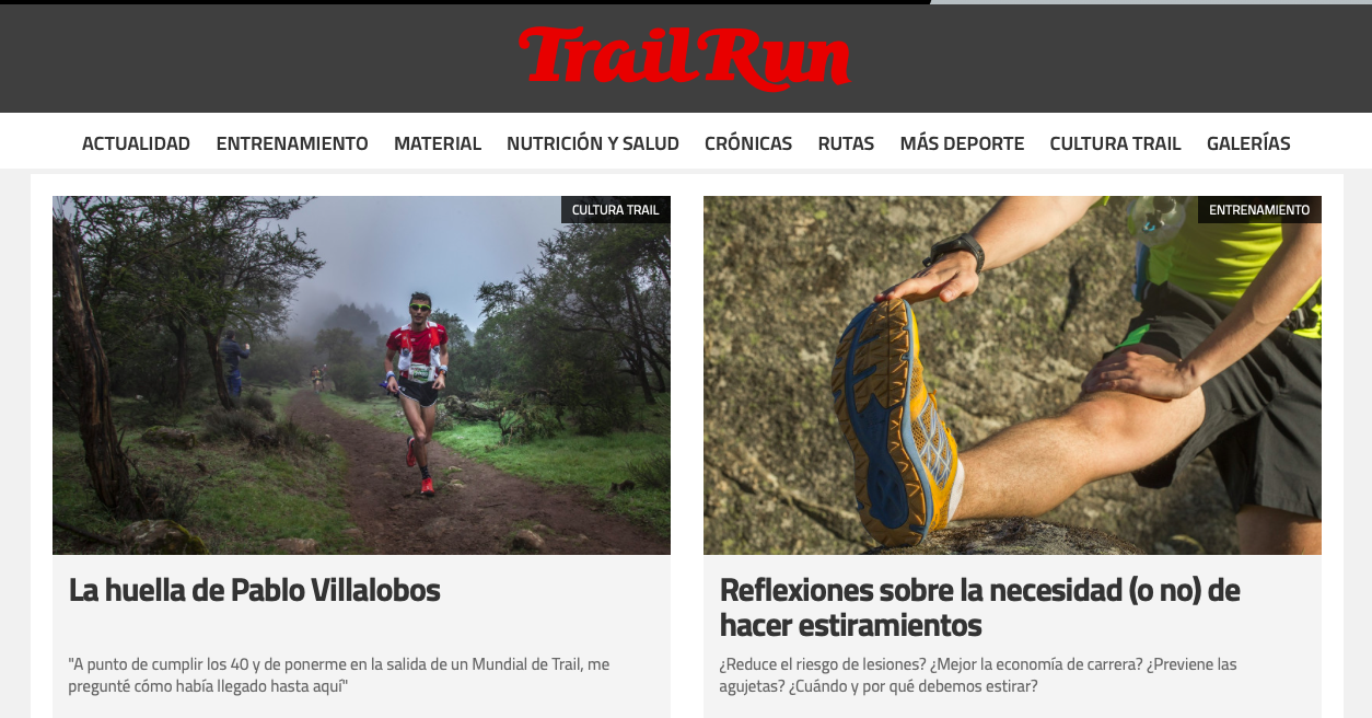 Estiramientos en corredores